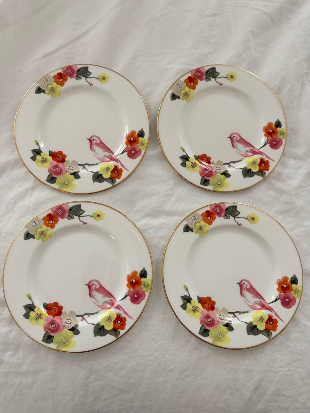 Lenox Kate Spade dessert plates set of 4